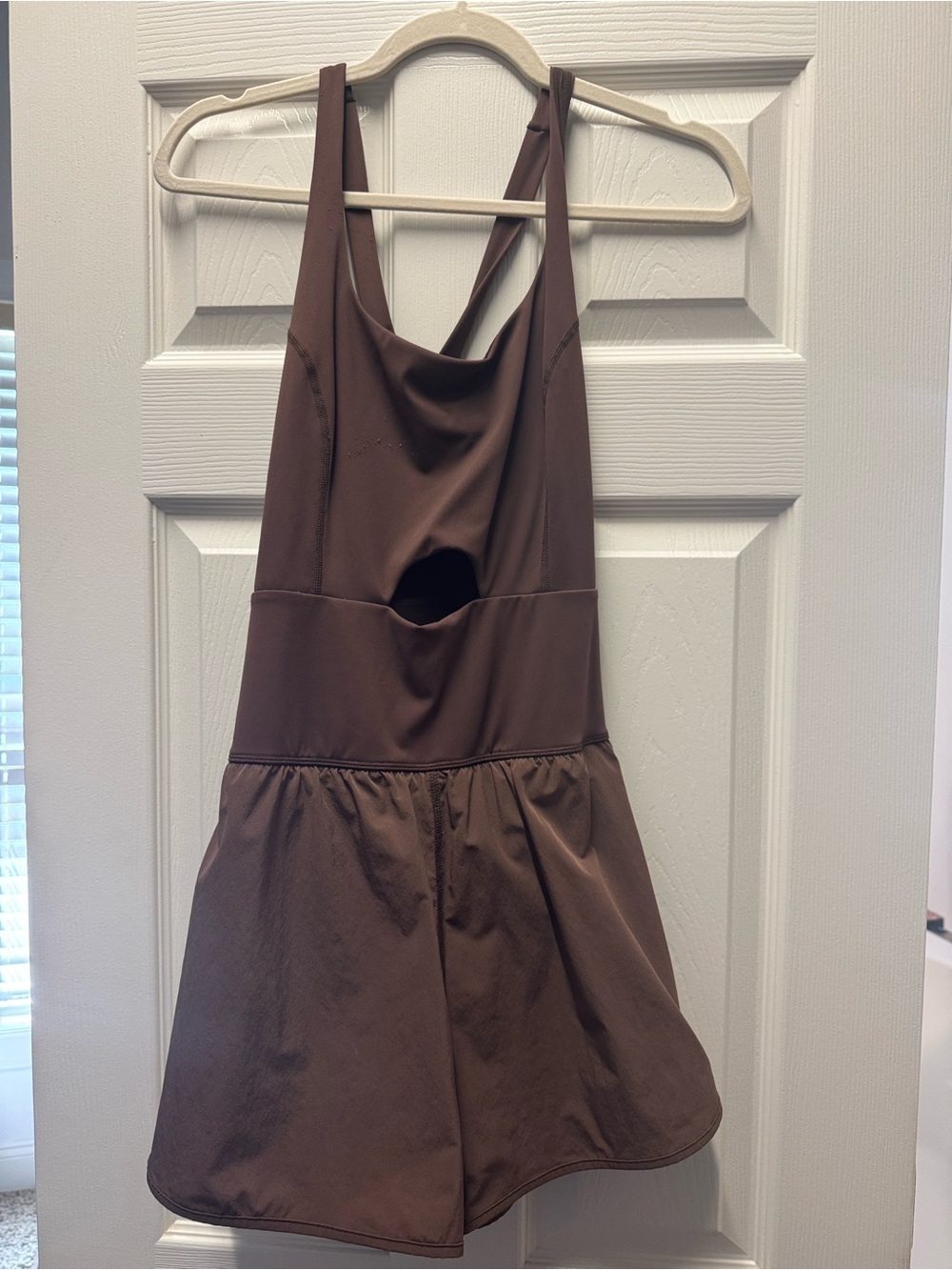 Girls' Brown Athletic Romper